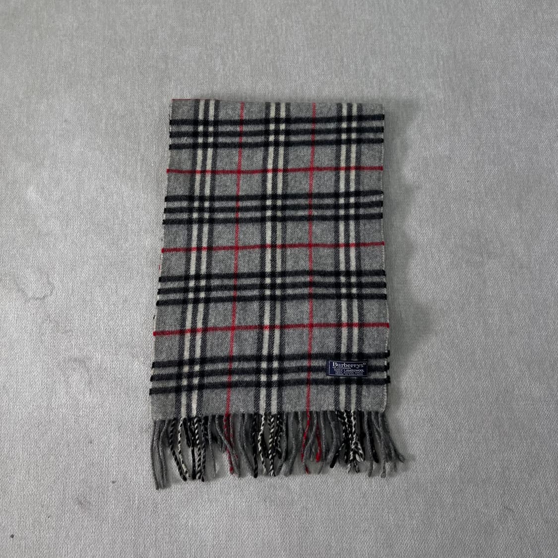 버버리 노바체크 램스울 그레이 머플러 상품이미지2