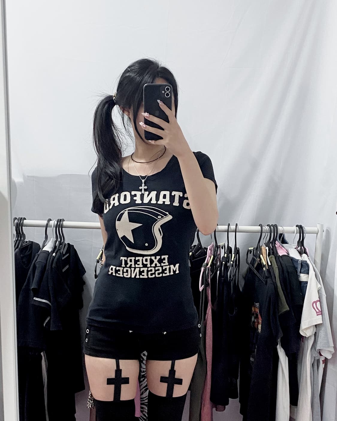 [MOUSSY] 마우지 바이커 빈티지 반팔 상품이미지1