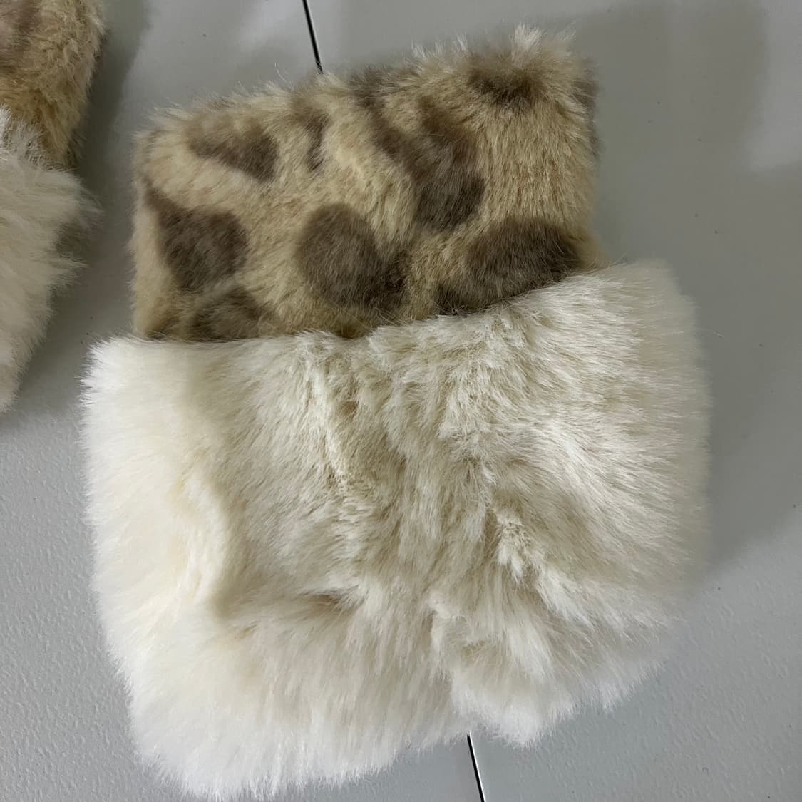 [JPN] 빈티지 갸루 레오파드 핸드워머 상품이미지2