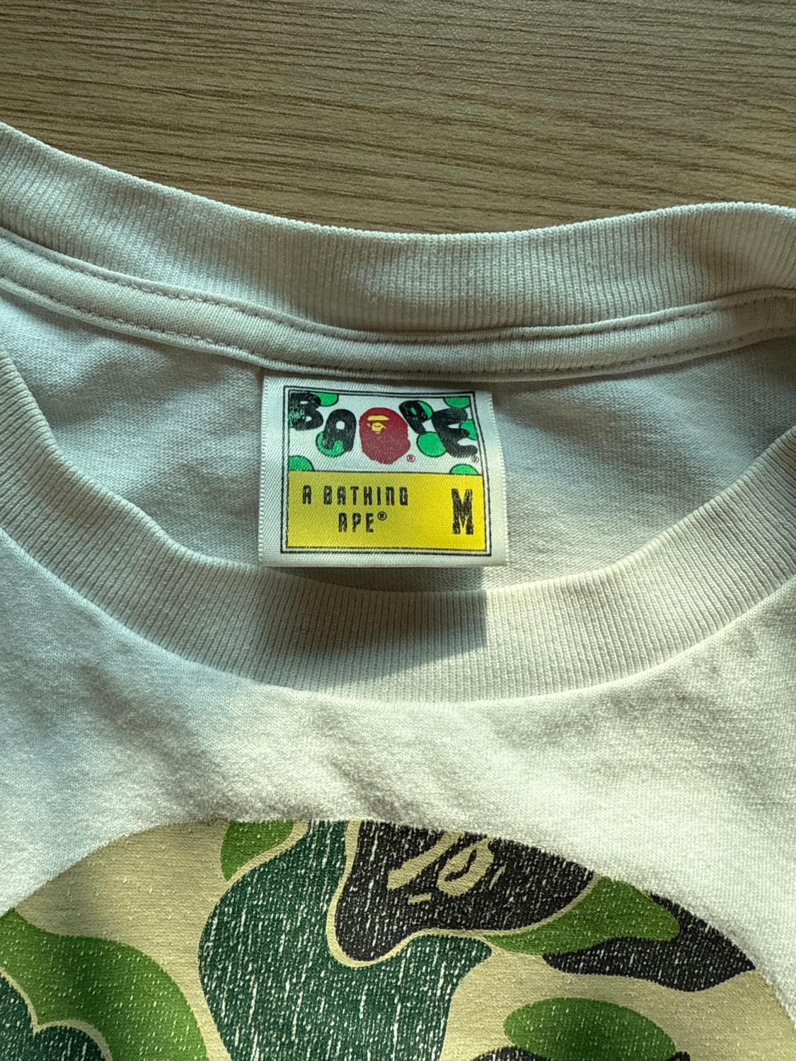 베이프 카모 에이프헤드 재팬 반팔 티셔츠 상품이미지4