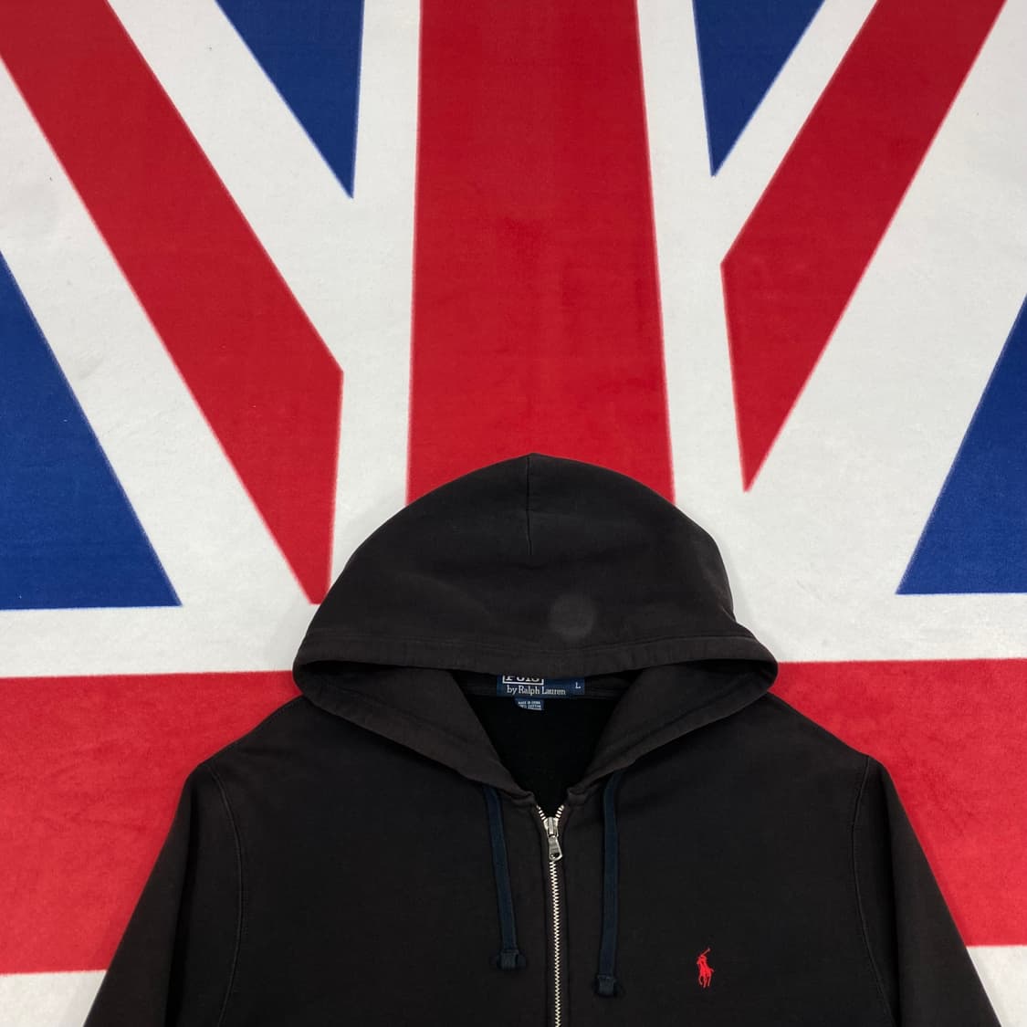 폴로 후드집업 L 상품이미지3