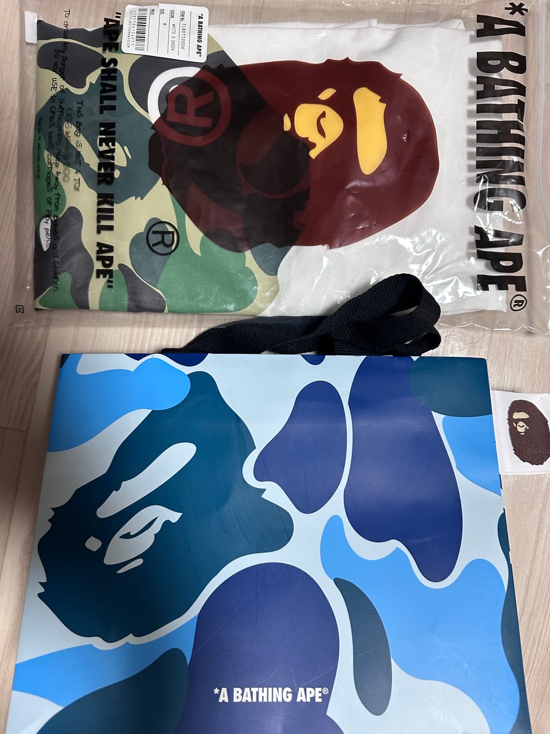 베이프 ABC 빅 카모 반팔티 새상품!! 상품이미지1