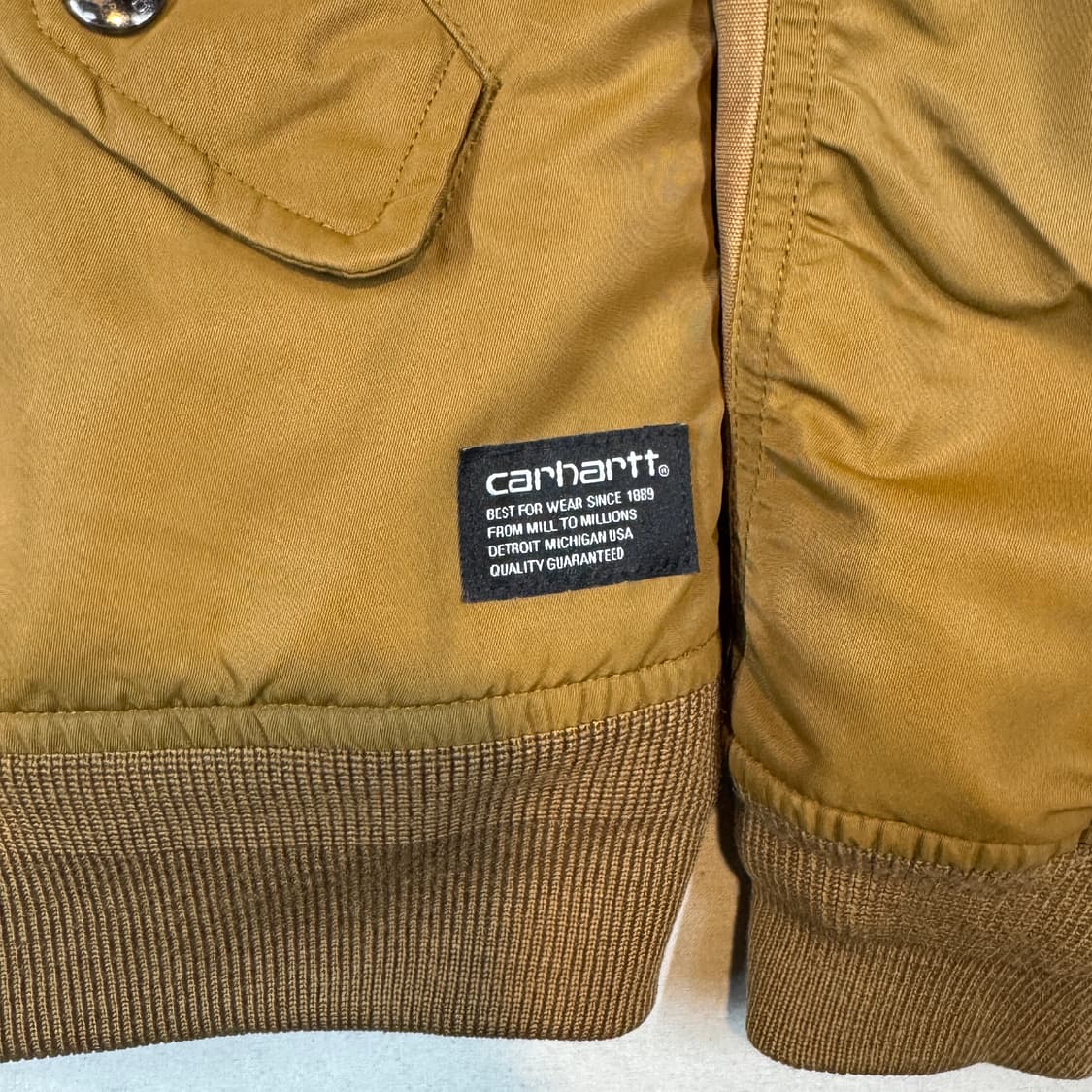 S) 칼하트 WIP 애쉬튼 봄버 자켓 항공점퍼 상품이미지4