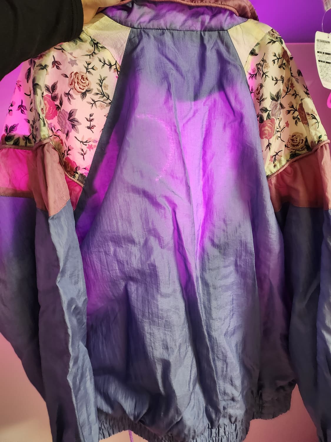 일본 빈티지 플라워 바람막이 자켓 상품이미지4