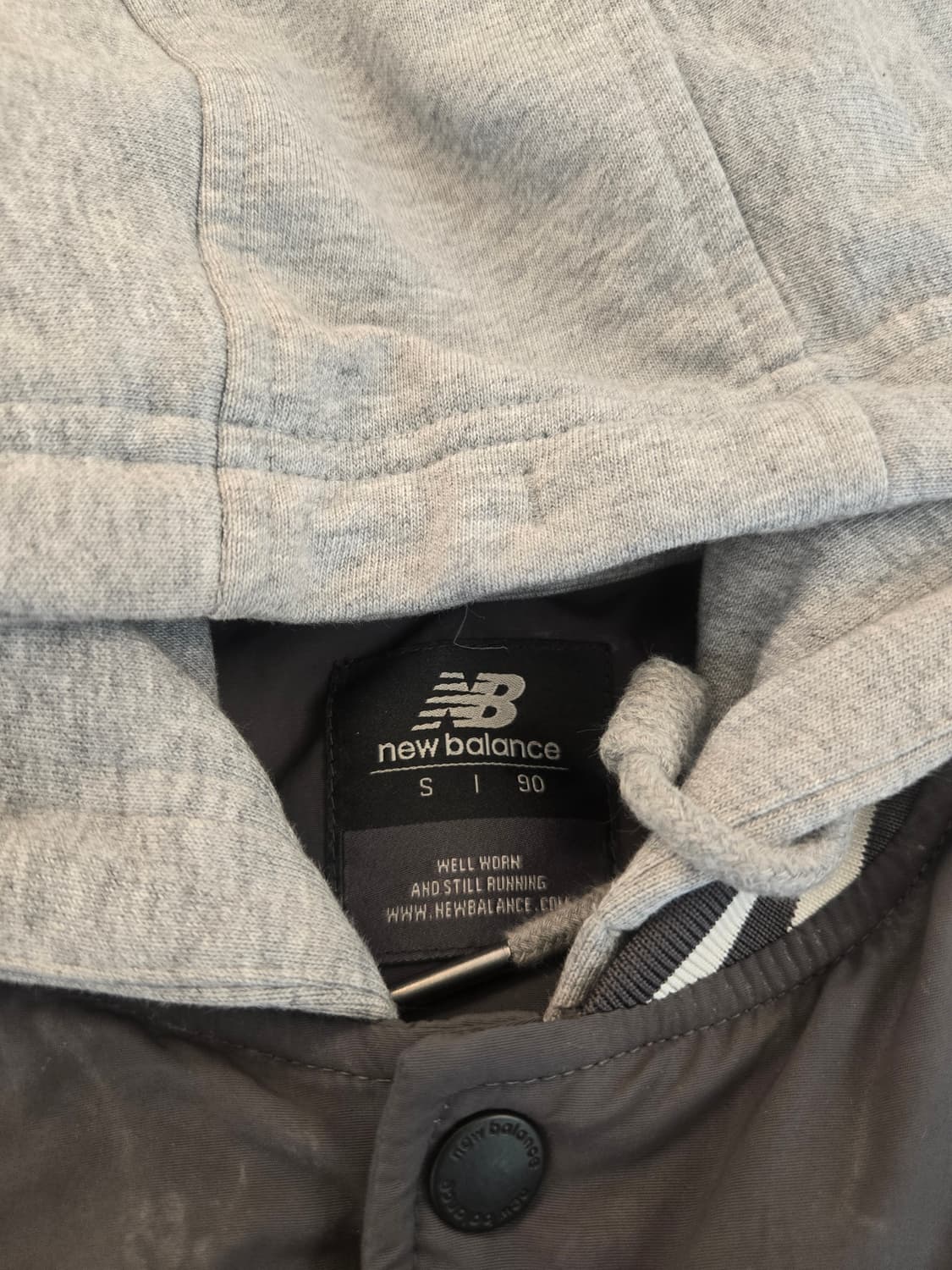 뉴발란스 레거시 후드 바시티 야구점퍼 S 상품이미지3