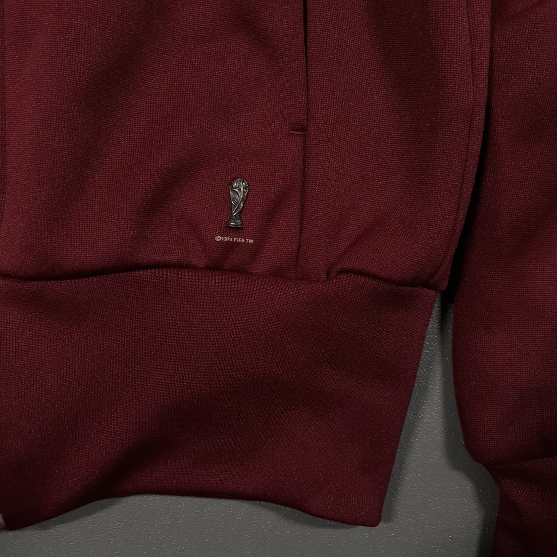 85) 아디다스 유로파 희귀 대장급 포르투갈 버건디 트랙탑져지 자켓 상품이미지5