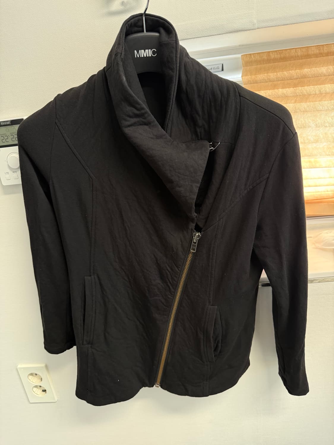 Helmutlang 사선 비대칭 집업 상품이미지1