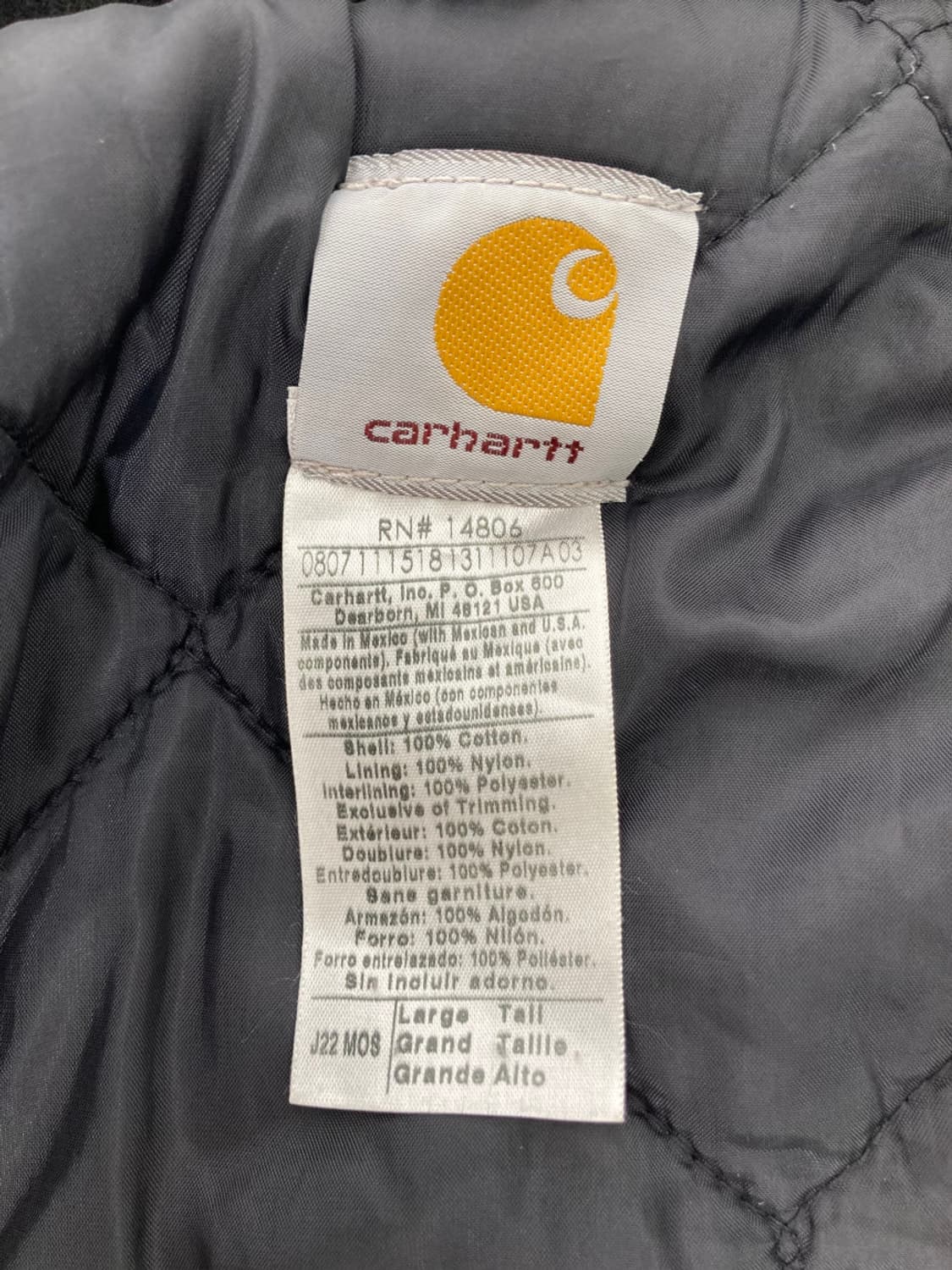 칼하트 아크틱 j22 자켓 L 모스그린 mos green 상품이미지3