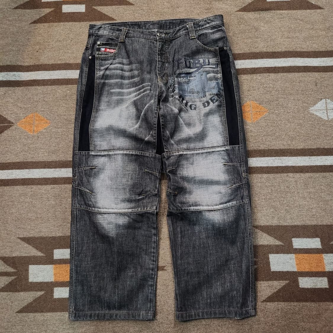 FUBU 후부 00s y2k 데님 팬츠 36 상품이미지1