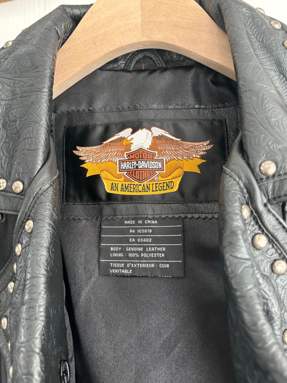 Harley Davidson 할리데이비슨 블랙 라이더 자켓 상품이미지7