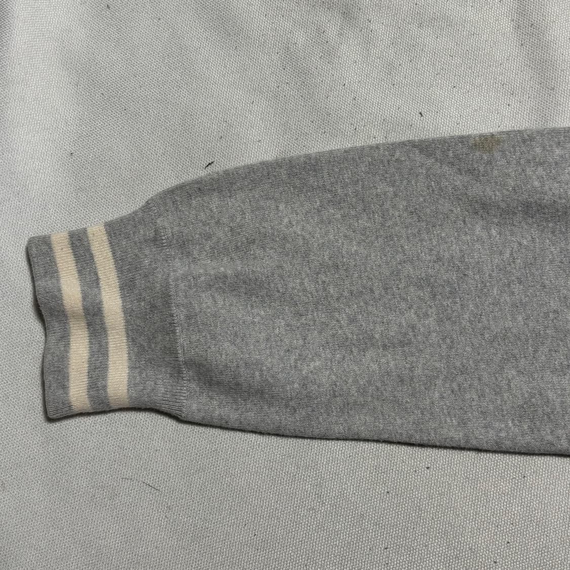 폴로 랄프포렌 화이트포니 코튼 그레이 니트집업 상품이미지5