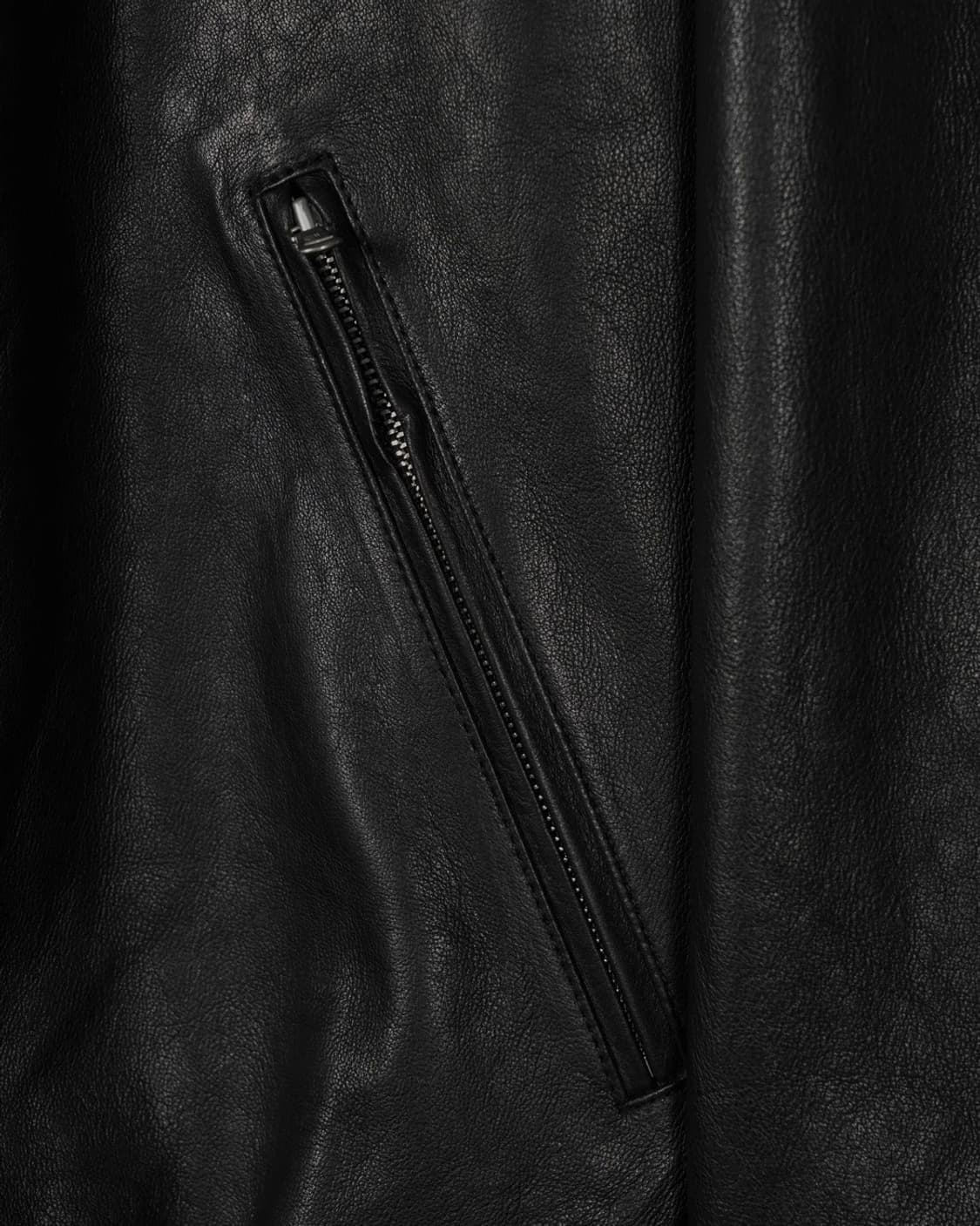 인더로우 아드리안 레더 블루종 블랙 1 상품이미지7