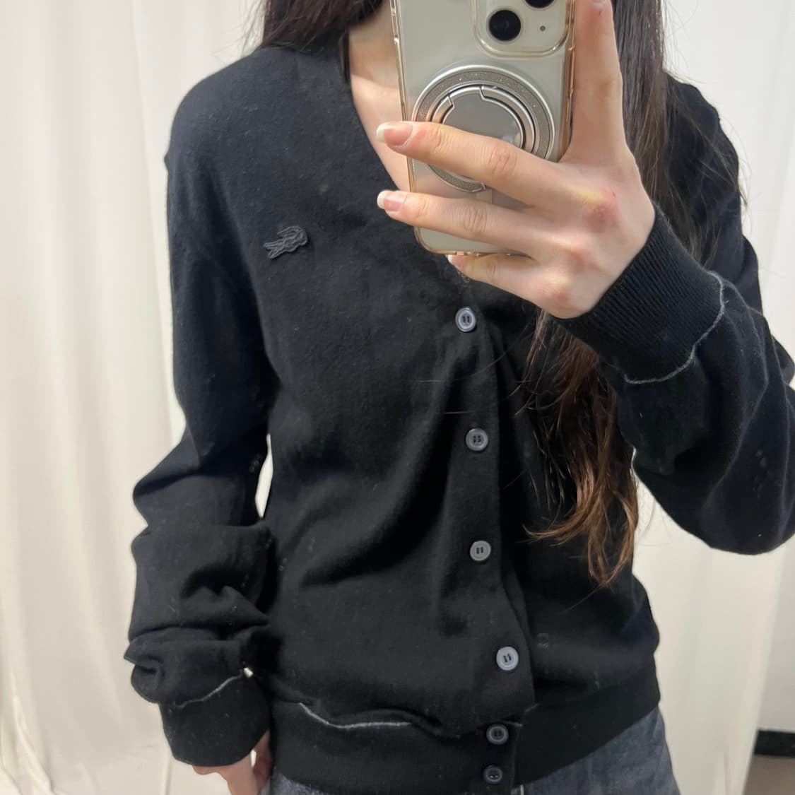 Lacoste Black Cardigan  상품이미지3