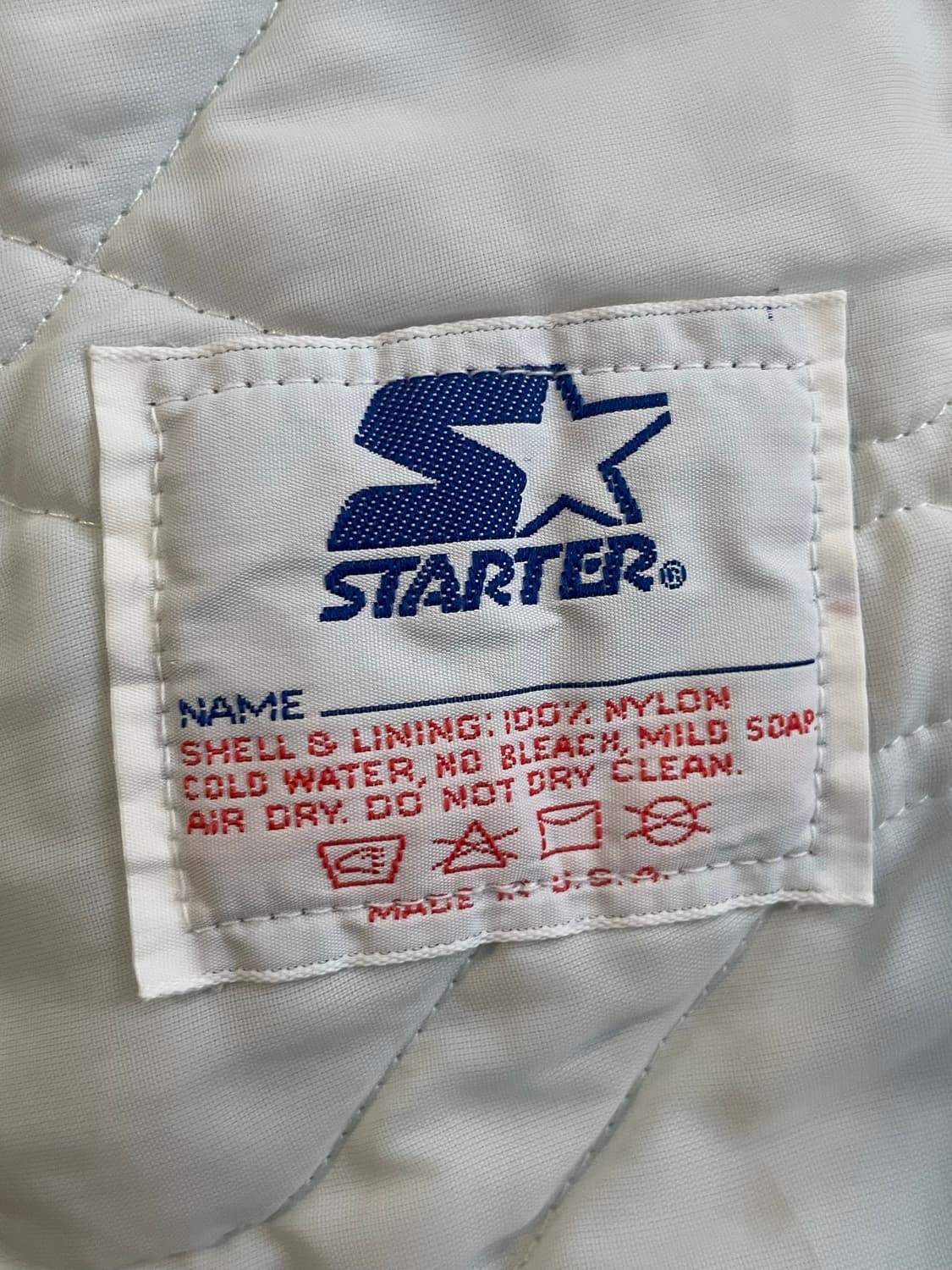 90년대 made in usa Starter NBA 샬럿 호네츠 자켓 L 상품이미지6