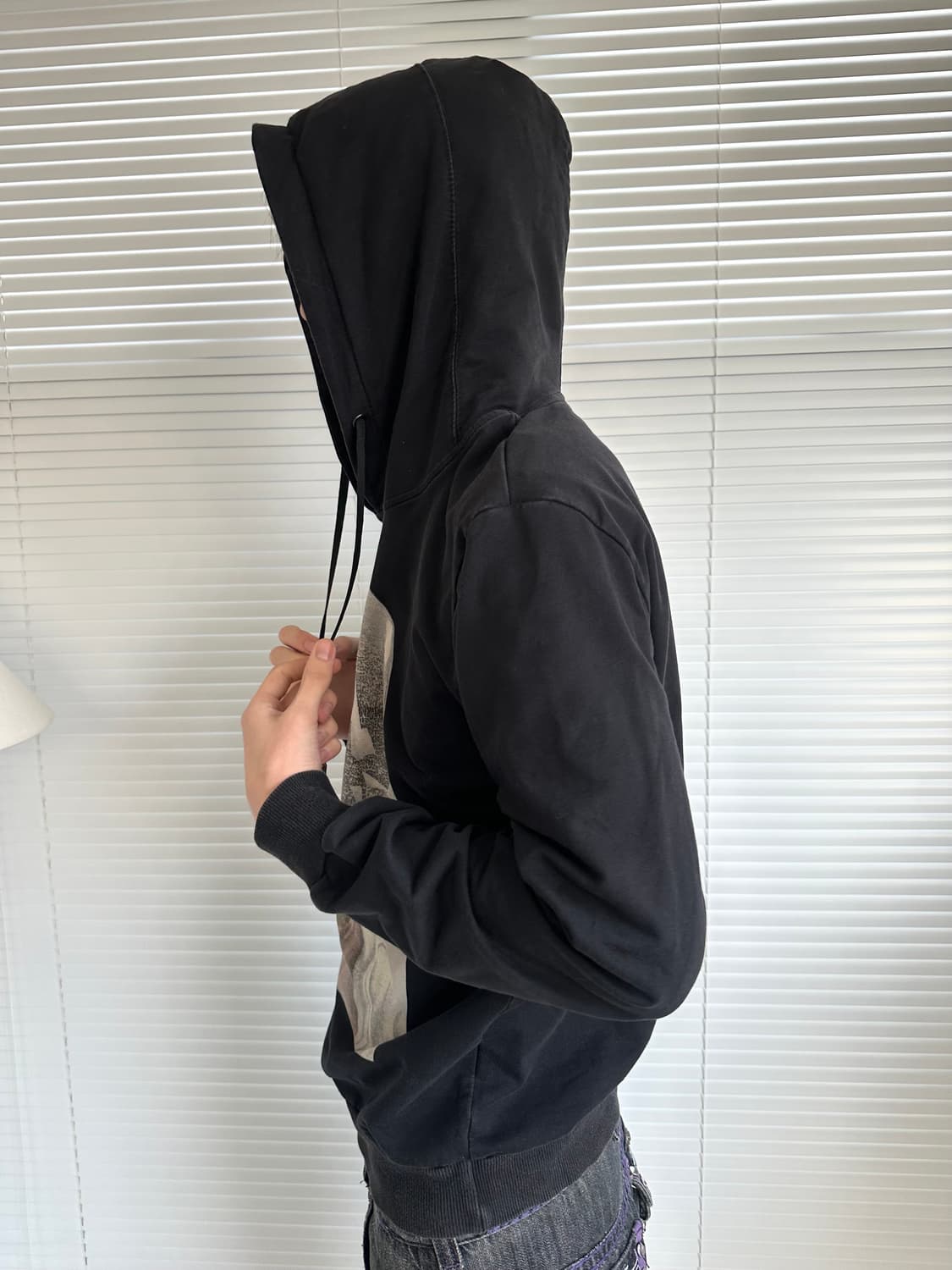 닐바렛 스타워즈 Darth Yoda 그래픽 후드티 상품이미지3