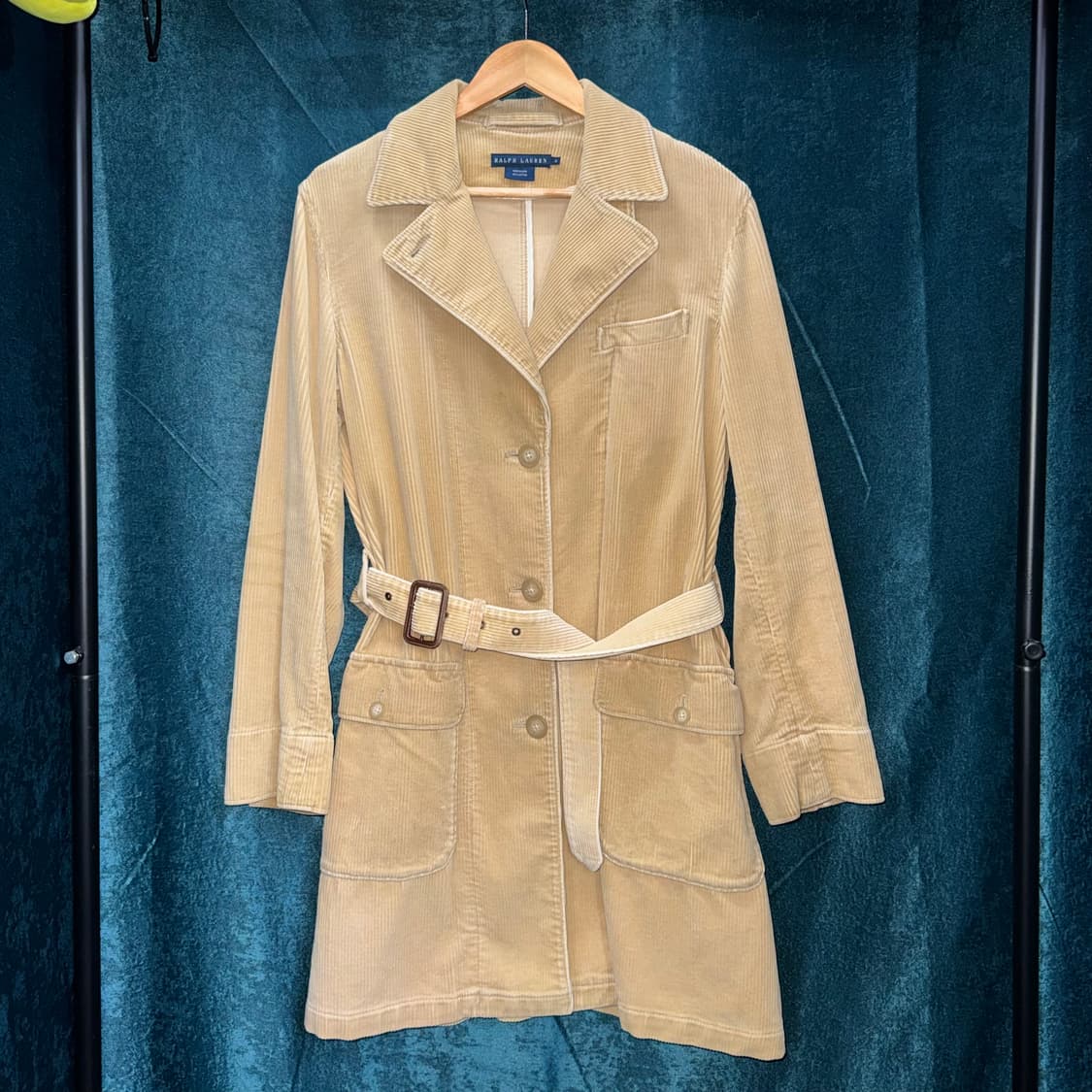 랄프로렌 코듀로이 레이디 싱글 코트 (M)   상품이미지1