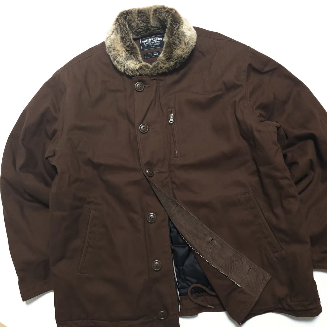 프리즘웍스 에드거 N-1 덱자켓 브라운 상품이미지3