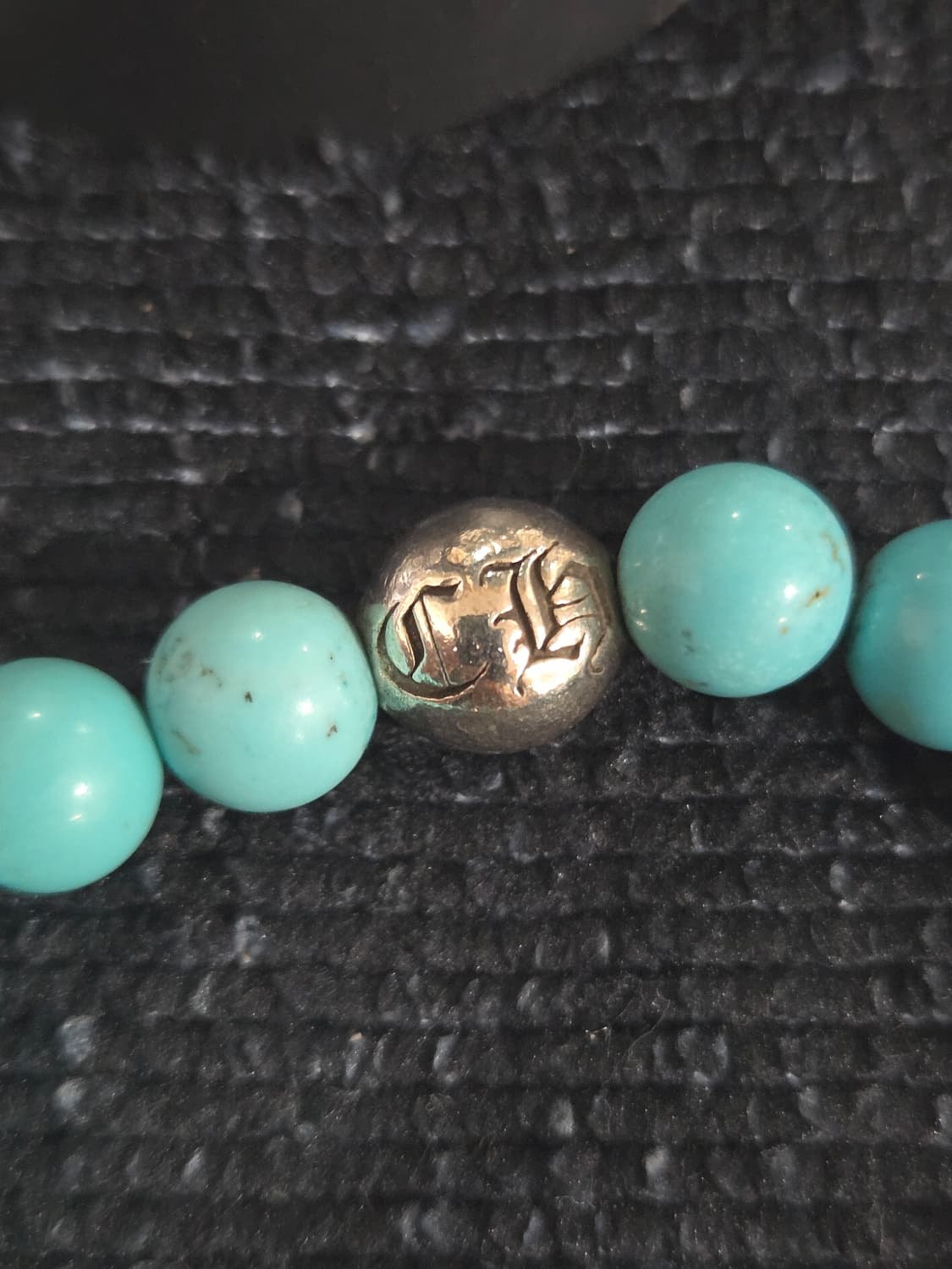 크롬하츠 천연 터키석 팔찌 2개 정품 상품이미지8