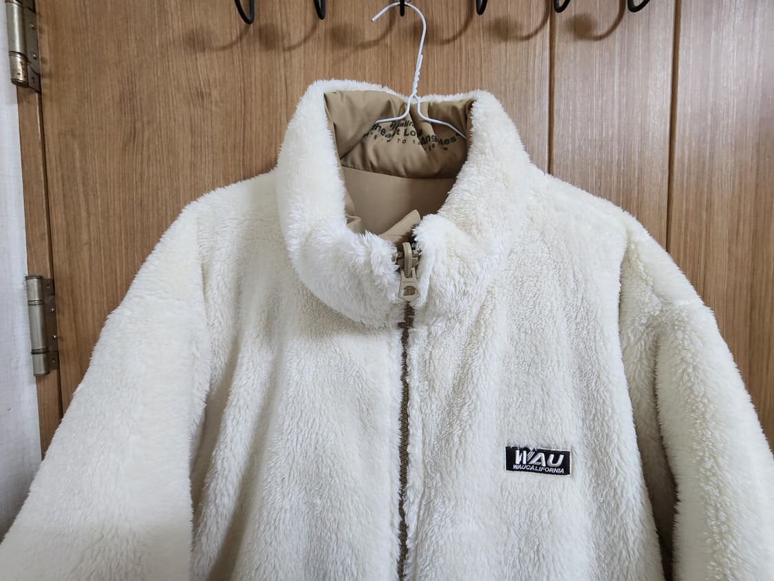 (L)후아유 양면 보아 플리스 패딩 점퍼 상품이미지2