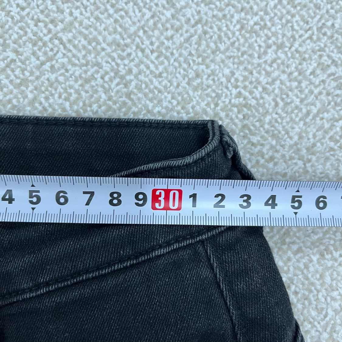 25 캘빈클라인 블랙 데님 팬츠 바지 0219M 상품이미지5