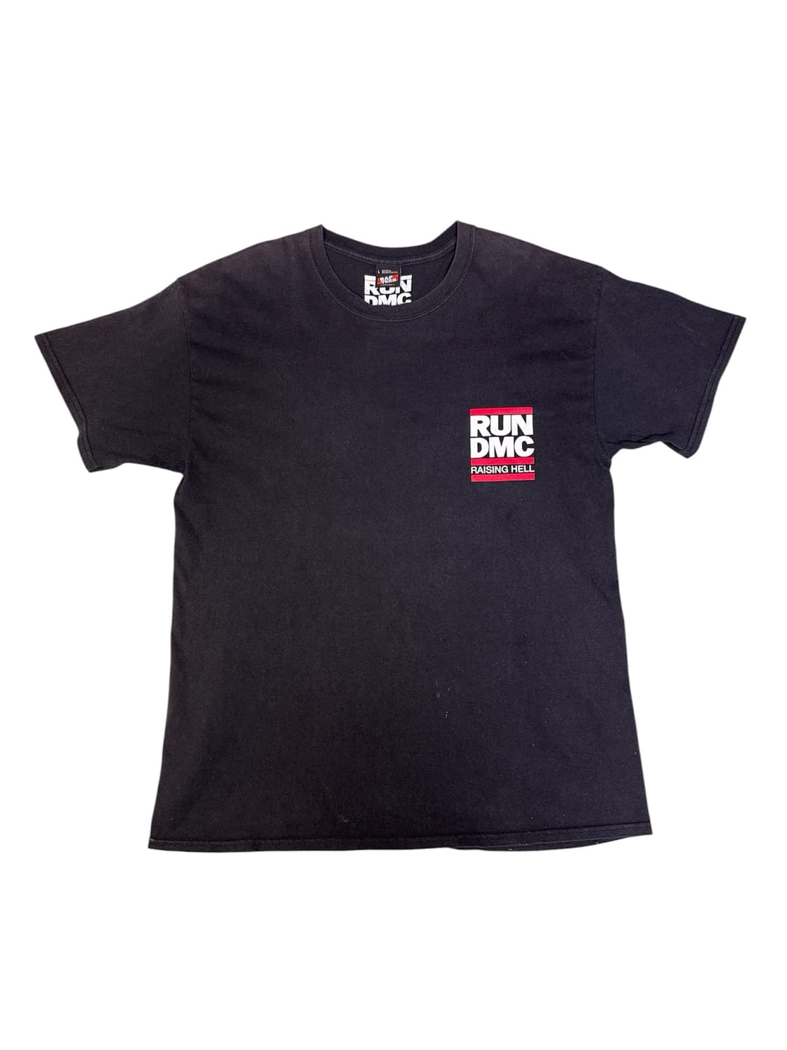 빈티지 랩티 RAP TEES RUN DMC x DJ ROSSONE L 상품이미지1