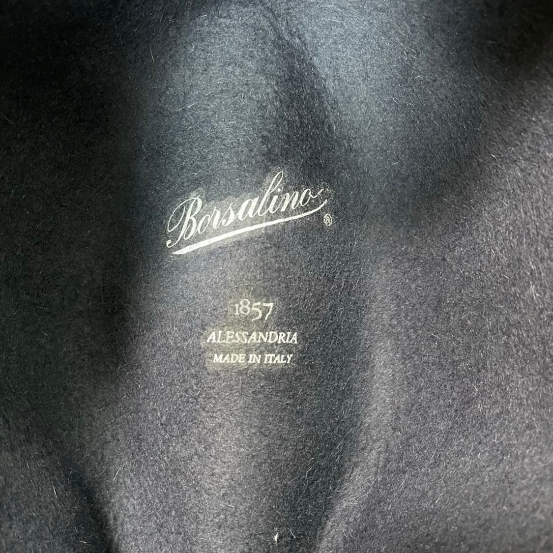 보르살리노 Borsalino 블루그레이 펠트 페도라 59 상품이미지6