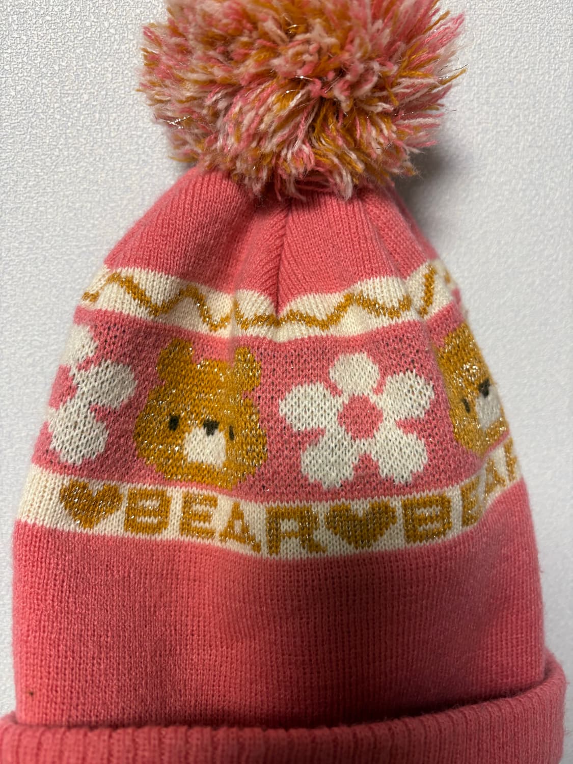 곰돌이 털모자 비니  모리걸  노르딕 일본 빈티지 하구미 리락쿠마 키티  상품이미지2