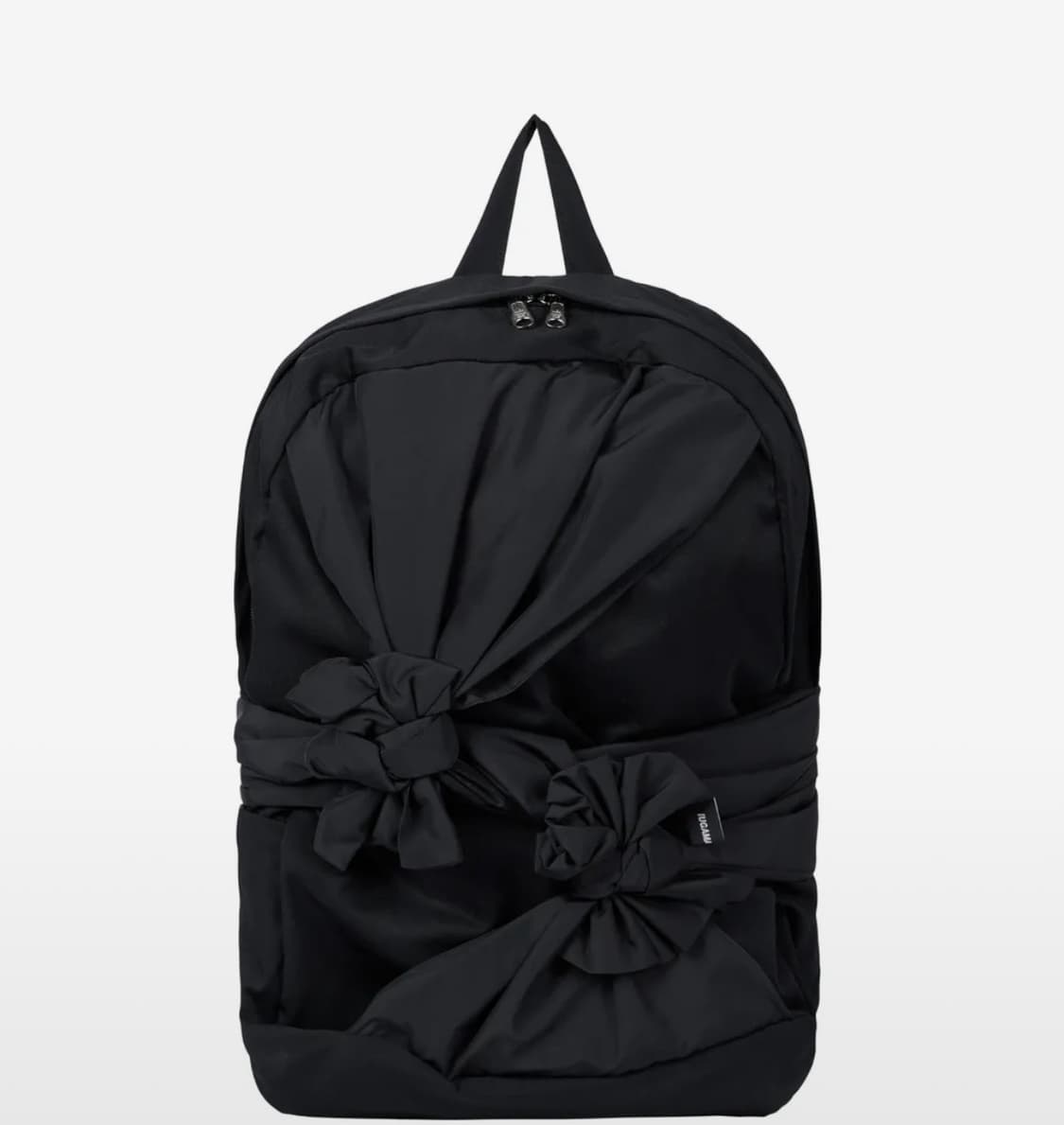 이우가마카라스 노티드 백팩 가방 블랙 타입 a,type a 상품이미지1