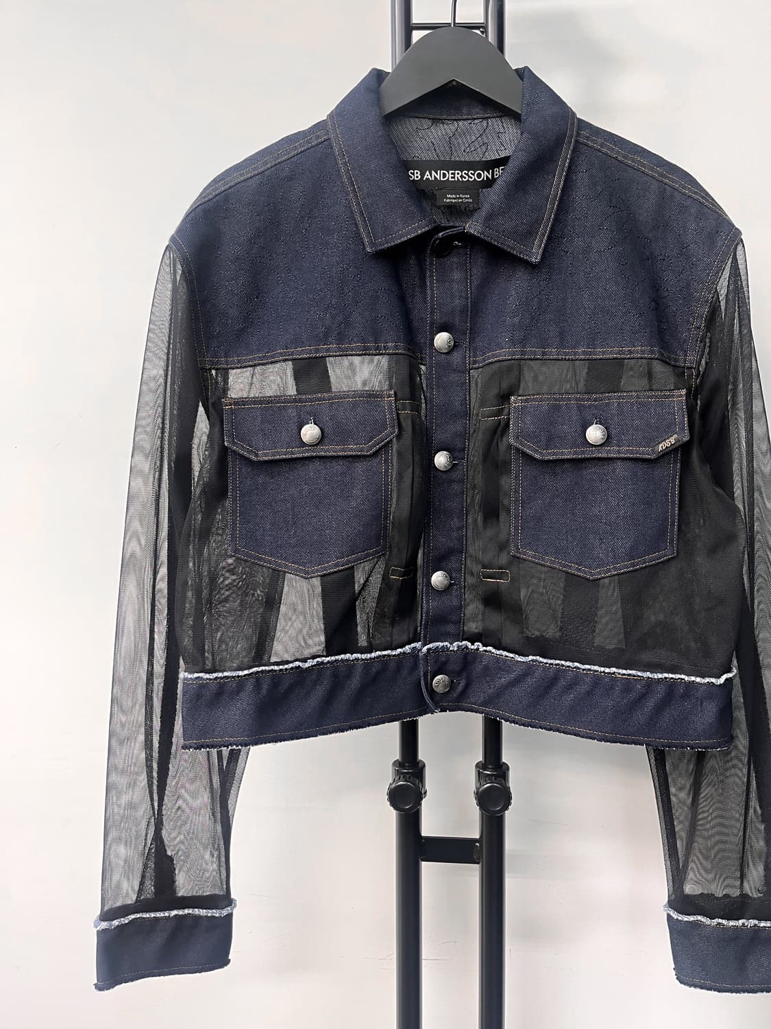 앤더슨벨 25s/s 토니 데님 시어 자켓 상품이미지4