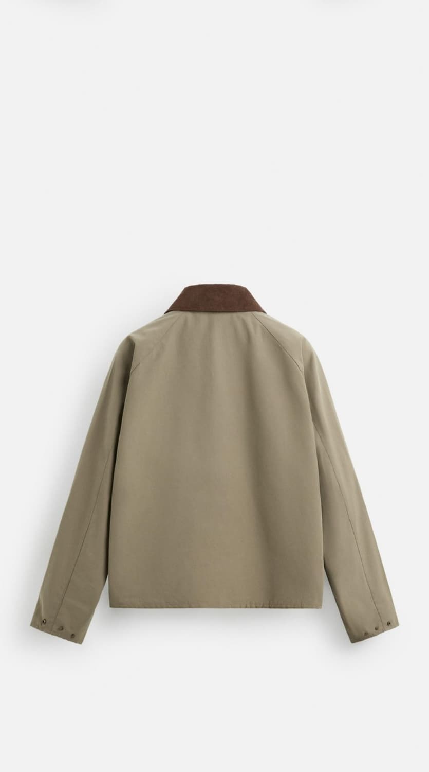 배색 칼라 점퍼 7380/190/708 상품이미지3