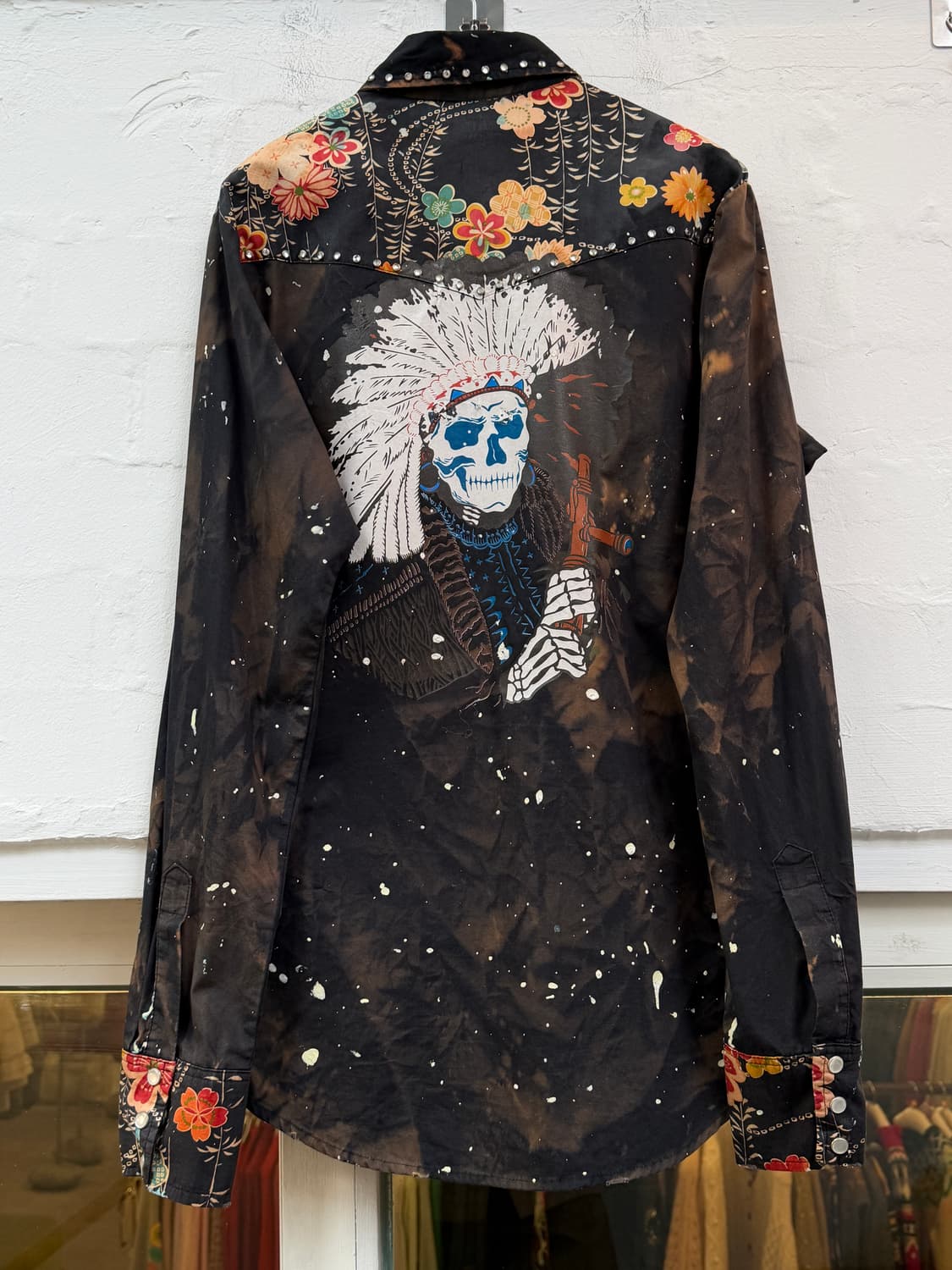 Grail USA 빈티지 다이 펄 스냅 셔츠 S 상품이미지8