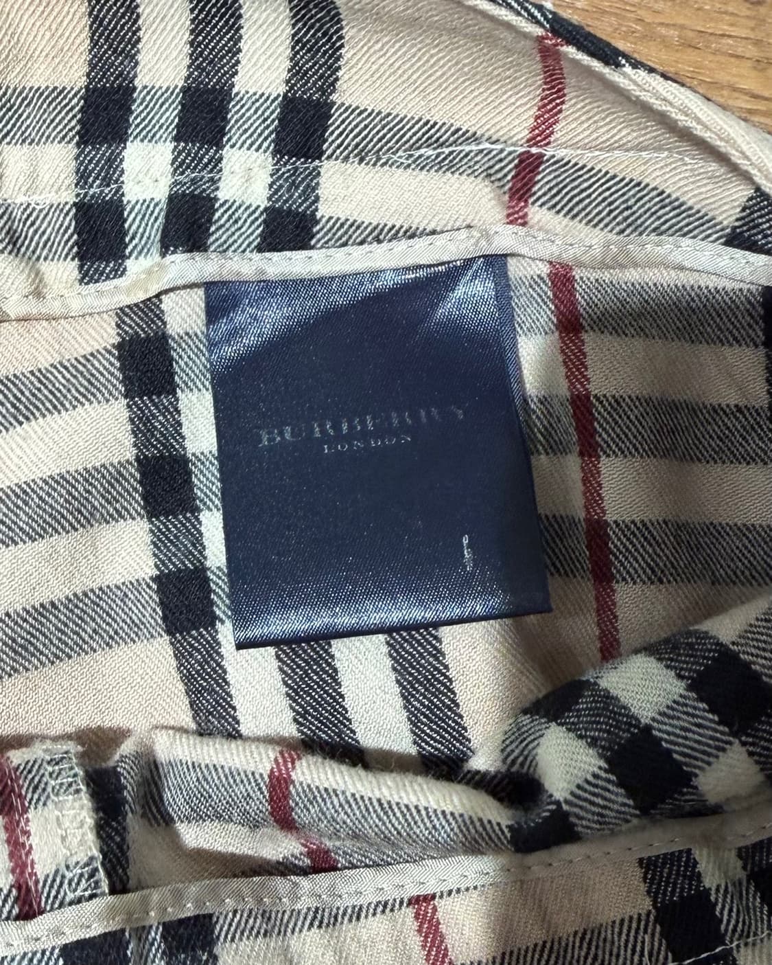 버버리 베이지 노바체크 팬츠 상품이미지8