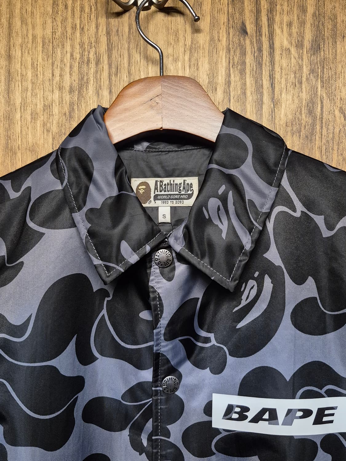 BAPE CAMO BUTTON COAT 상품이미지5