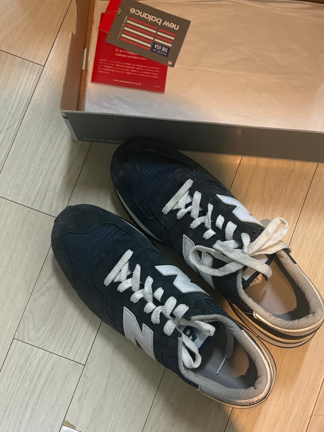 뉴발란스 990v1 메이드 인 USA 네이비 280 상품이미지2