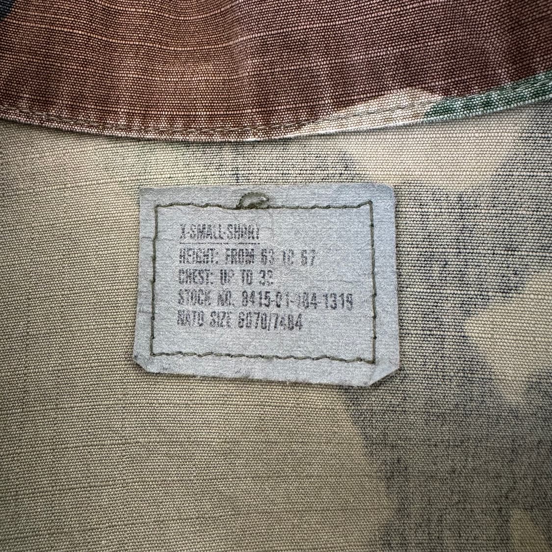 US Army 우드랜드 카모 셔츠 자켓 (XS)   상품이미지5