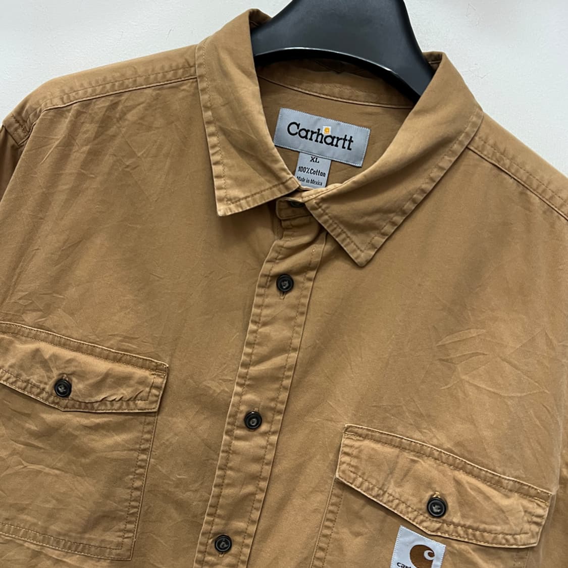 칼하트 리메이크 브라운 긴팔 셔츠 남방 XL 상품이미지3