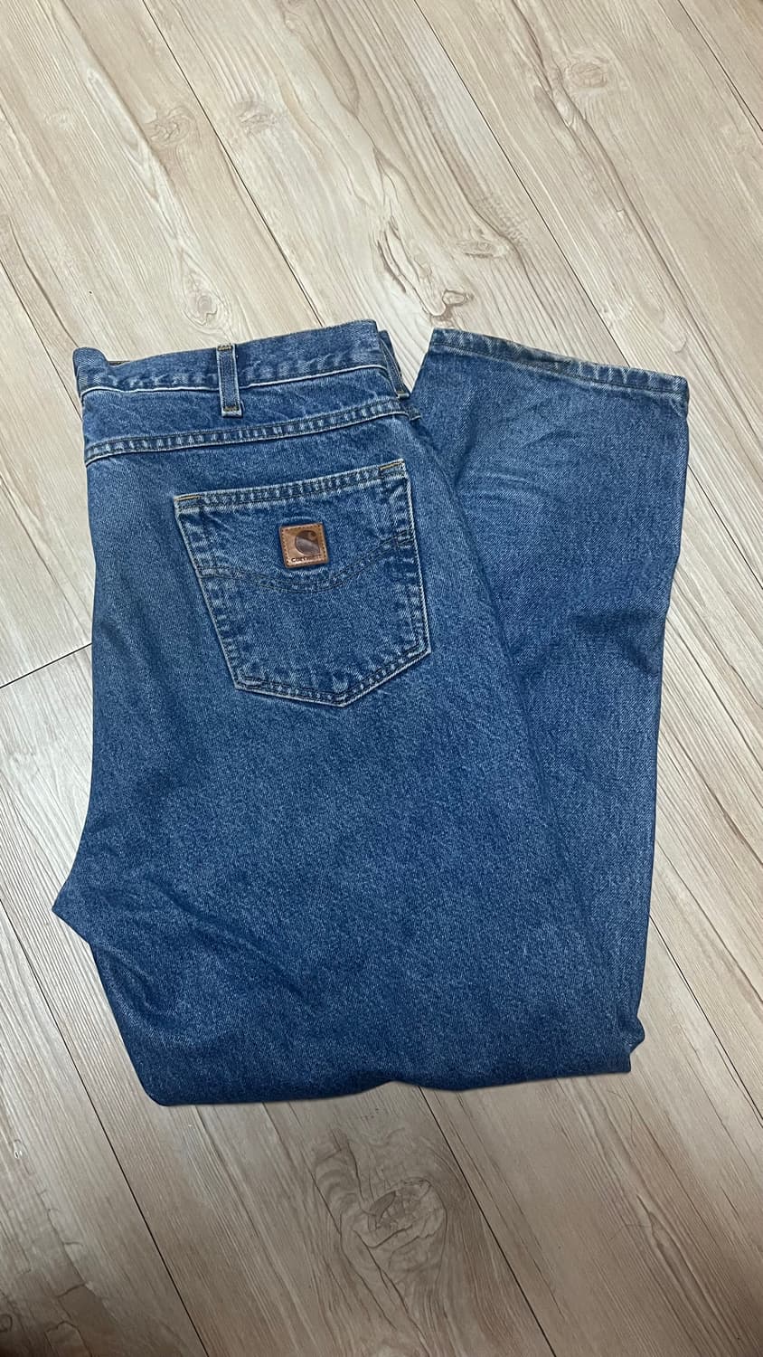 칼하트 릴렉스드 핏 데님팬츠 38X30 상품이미지1