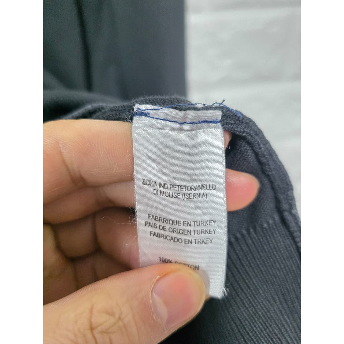 택포_ 폴로 랄프로렌 블랙 브이넥 니트 M 상품이미지3