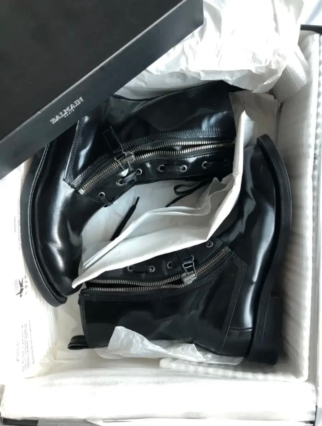 [42] 발망 balmain 초판 사이드지퍼 레인저부츠 상품이미지1