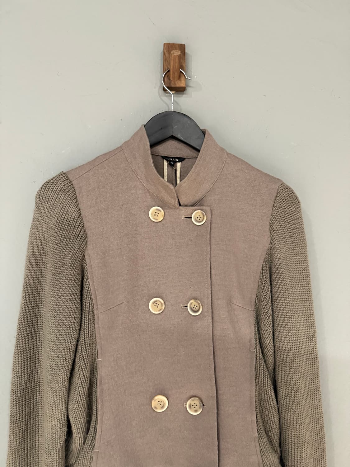 2-button knit mix detail jacket 상품이미지6