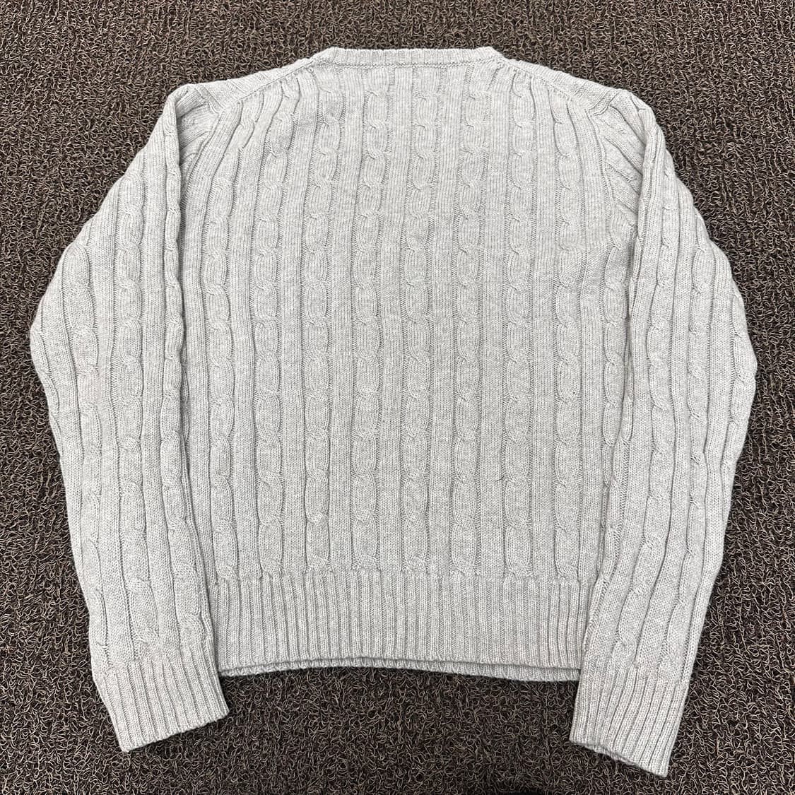 POLO 폴로 랄프로렌 브이넥 케이블 여성 니트 L 상품이미지6