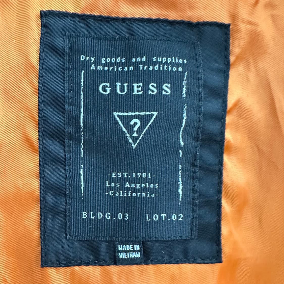 95 게스 남자 롱 MA-1 블루종 자켓 상품이미지4