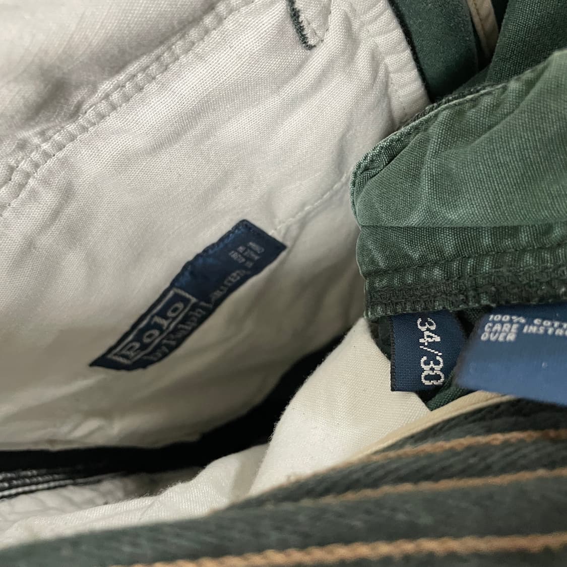 폴로 랄프로렌 카고 팬츠 그린 34/30 상품이미지6