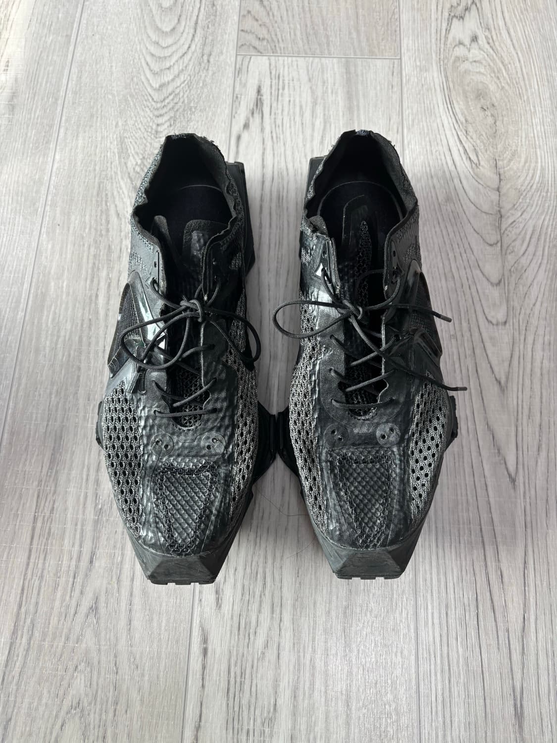 [260/하자] 나이키 mmw 004 트리플블랙 상품이미지1