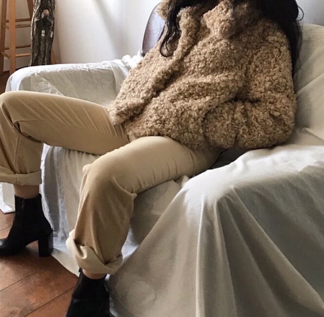 런던플릇 londonflat 시어링 푸들 퍼자켓 상품이미지5