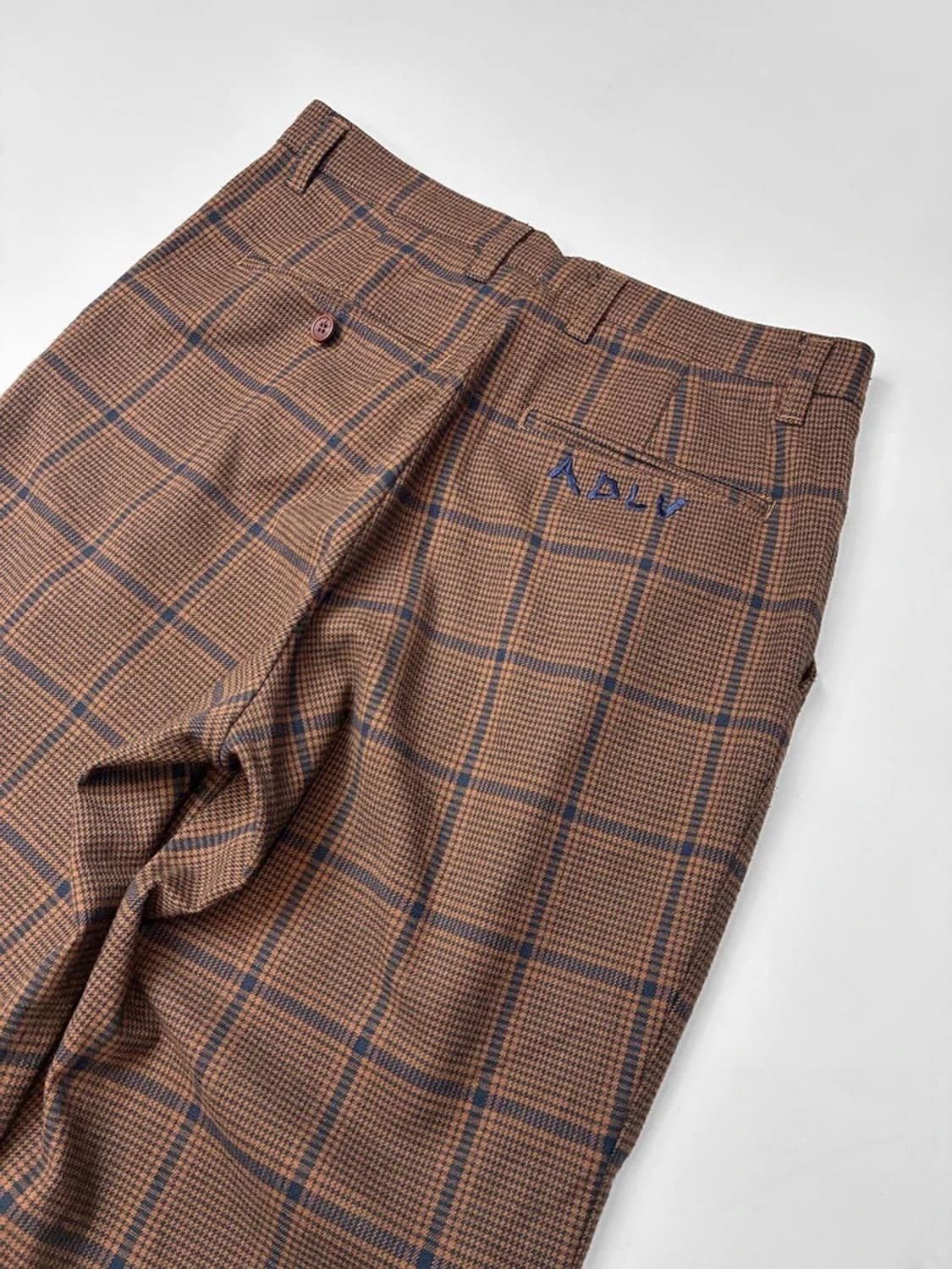 ACME DE 라비 체크 핀턱 스트레이트 팬츠 PN5369 상품이미지7