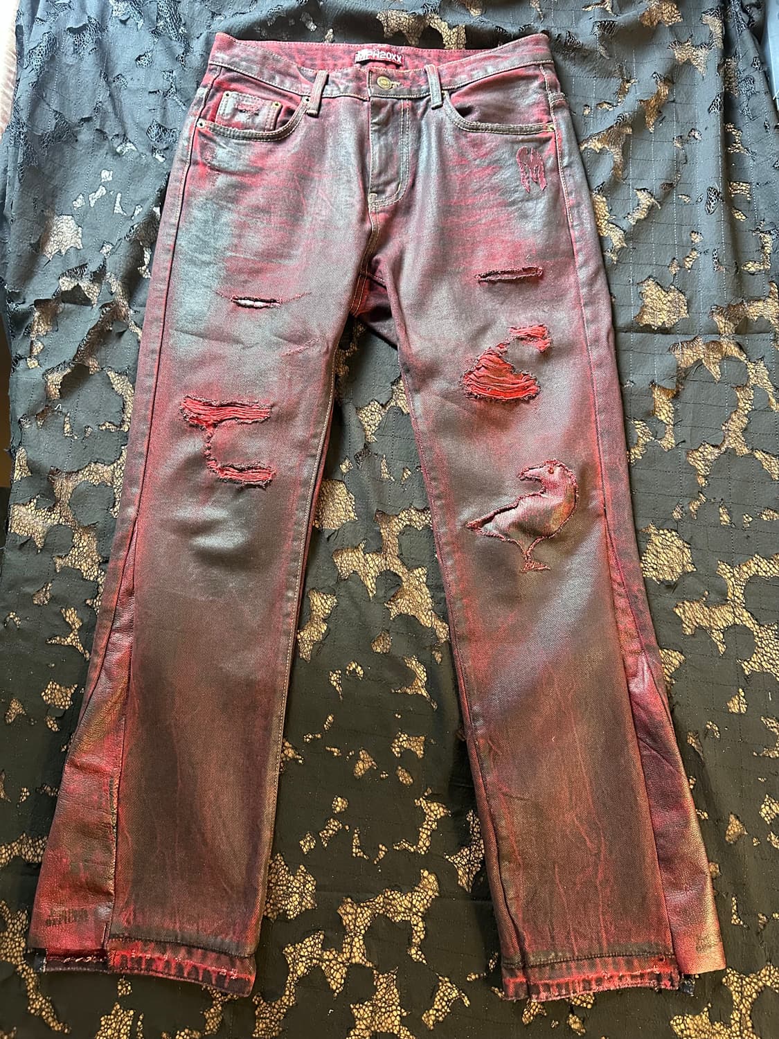 (MPH) bloodmoon raven bootcut jeans 상품이미지1