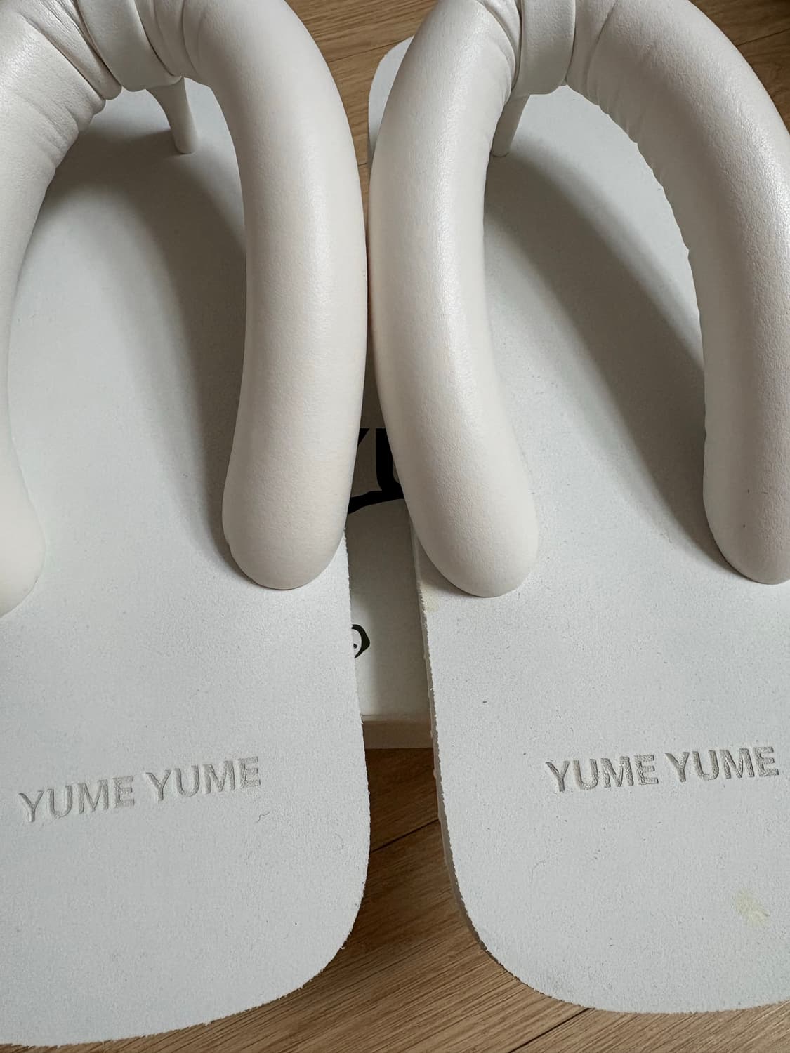 유메유메 수키 패딩레더 플립플랍 38 새상품 상품이미지2