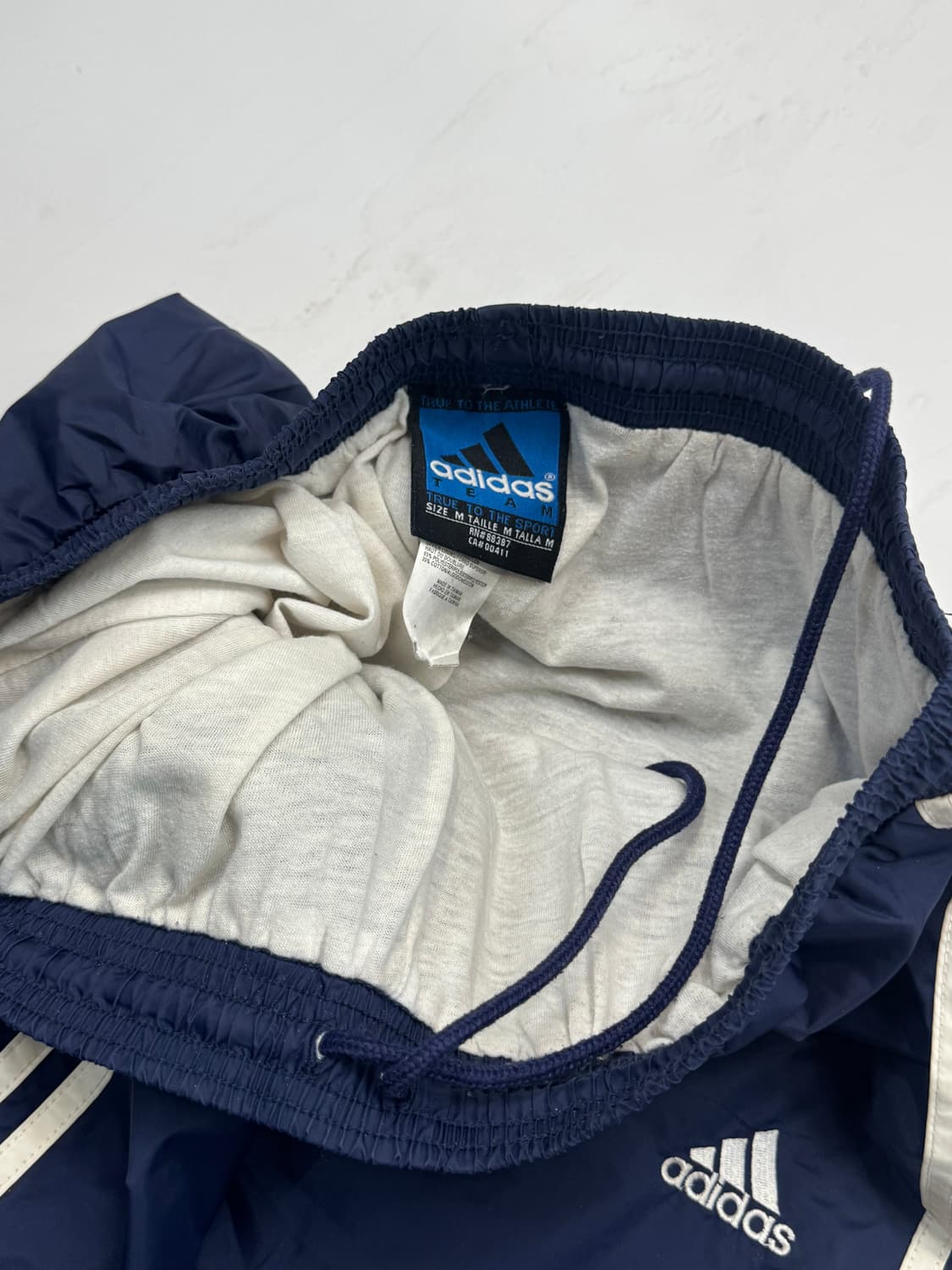 아디다스 삼선 네이비 트랙팬츠 바람막이 조거 바지 상품이미지5