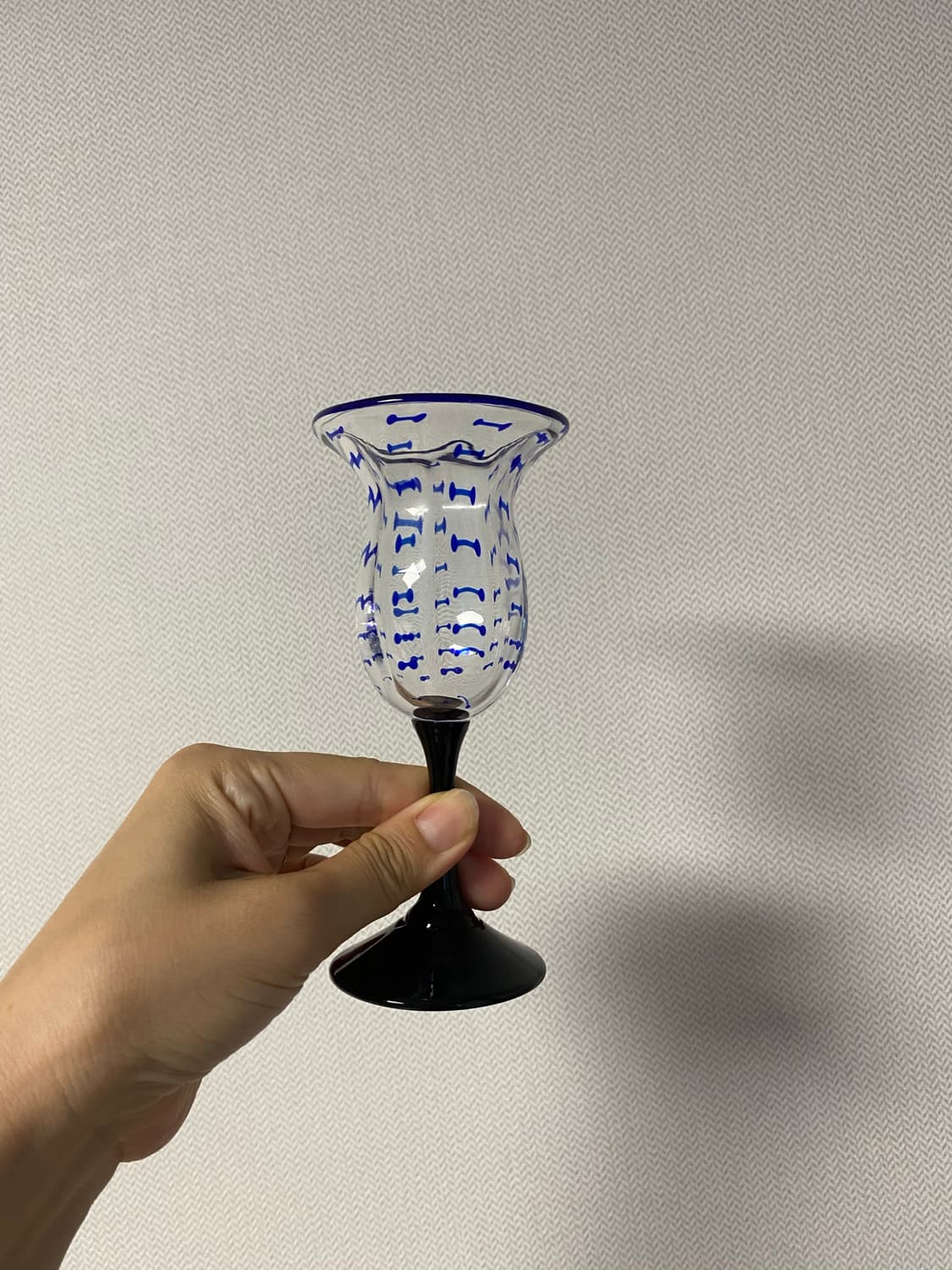 비젠 비드로 유리공예 컵 와인잔 고블렛잔 빈티지 앤틱 상품이미지4